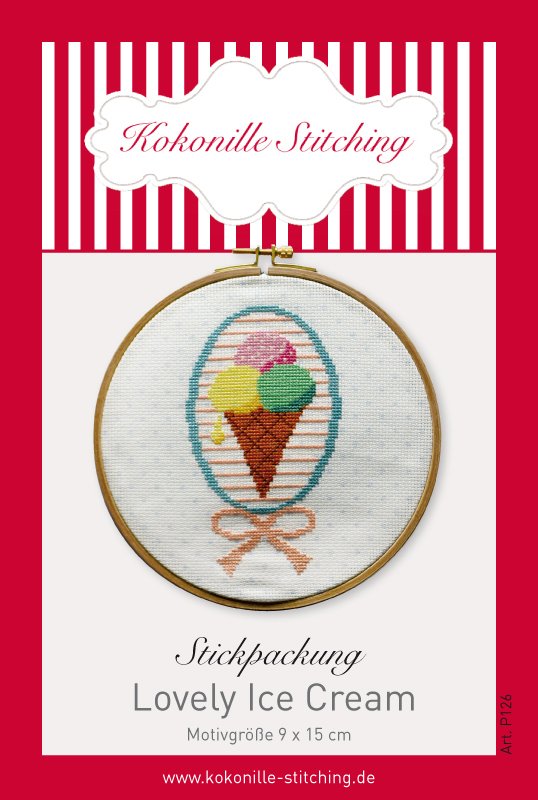 Stickpackung "Lovely Ice Cream No 1"