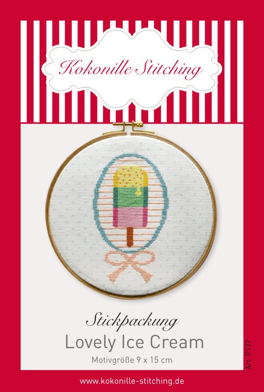 Stickpackung "Lovely Ice Cream No 2"