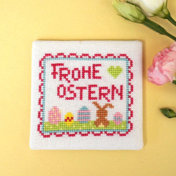 Stickpackung "Frohe Ostern"