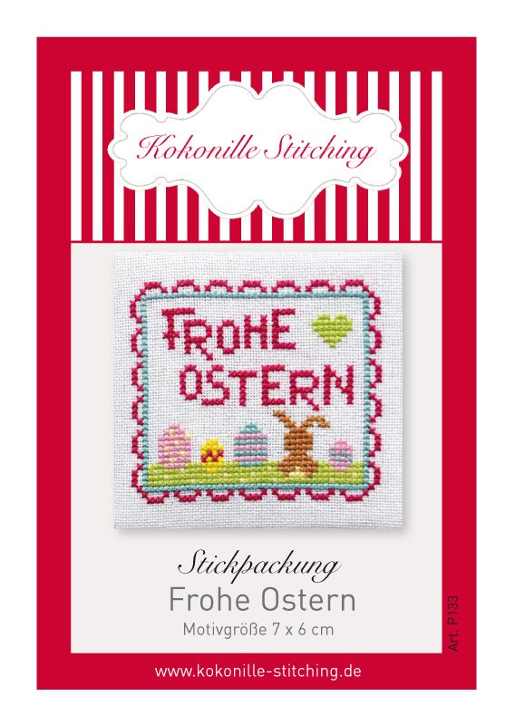 Stickpackung "Frohe Ostern"