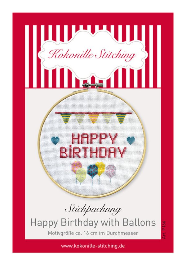 Stickset "Happy Birthday with Ballons"